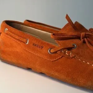 Bally Men’s size 12 shoes. Orange suede. Rubber bottom with Bally Y pattern. Bally | Shoes | Bally Mens Size 2 Shoes Orange Suede Rubber  main image 2